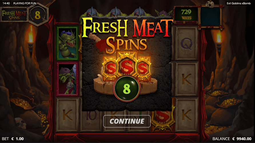 Evil Goblins xBomb Free Spins