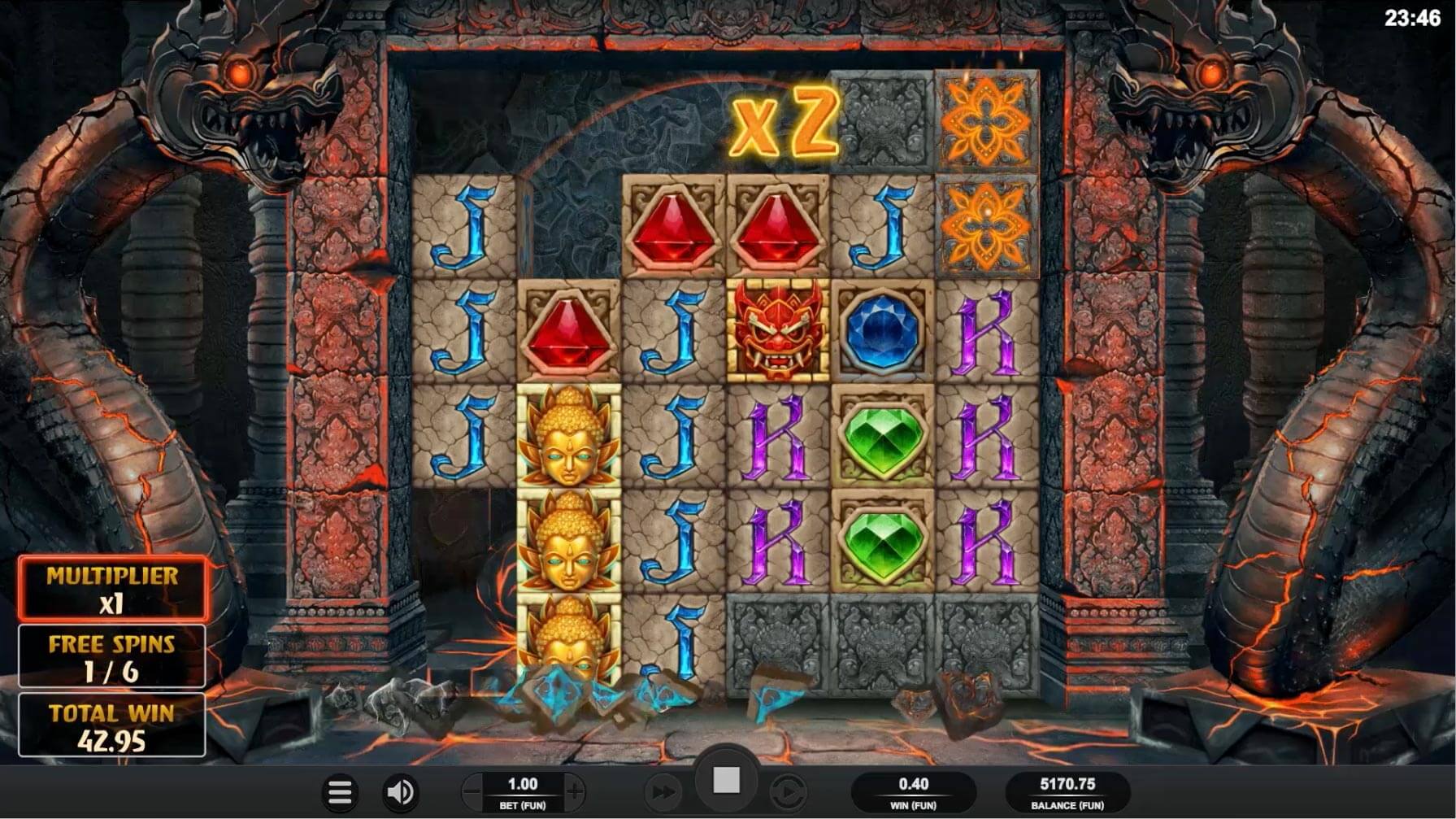 Temple Tumble free spins