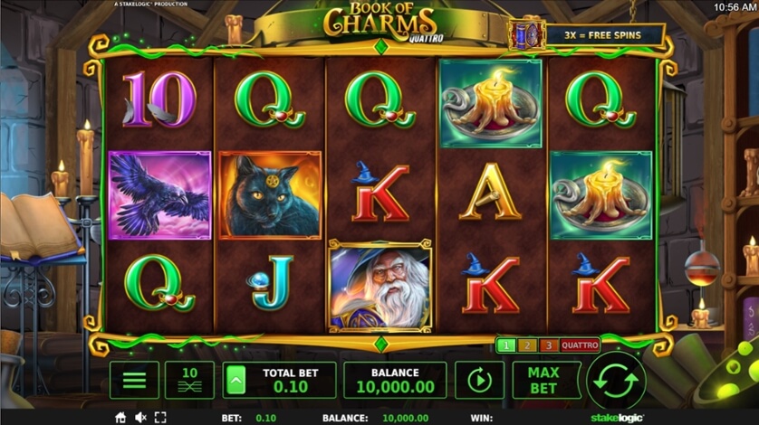 Book of Charms Quattro slot