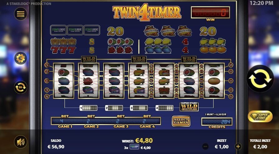 Twin4Timer slot