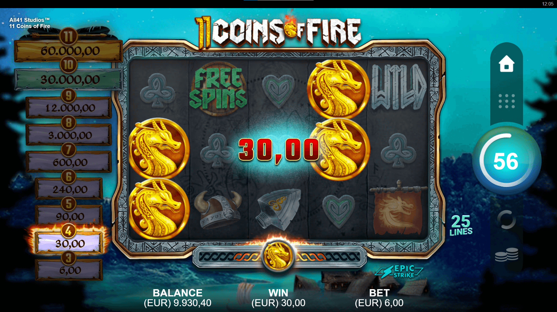 11 Coins of Fire gokkast