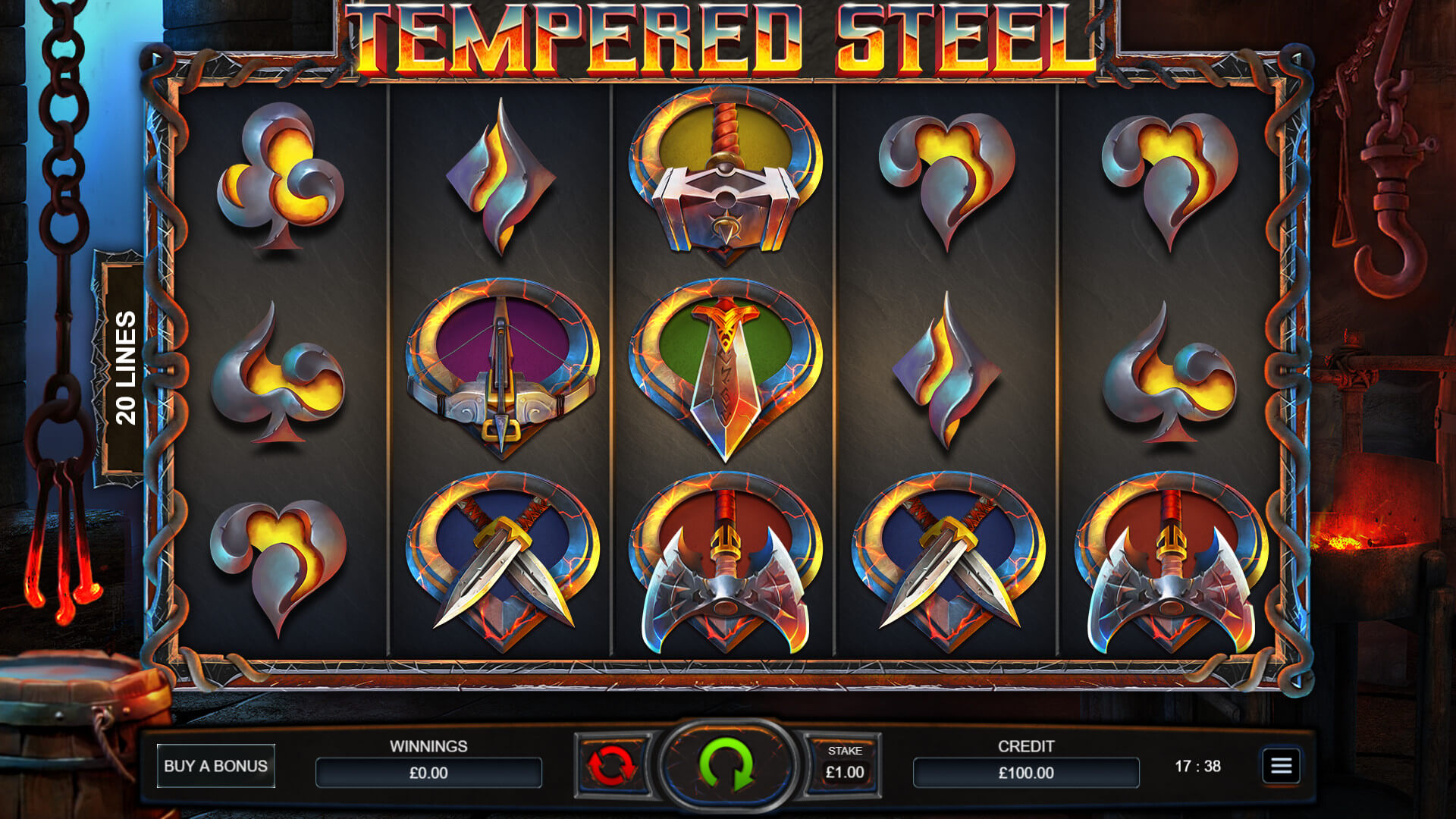 Tempered Steel slot