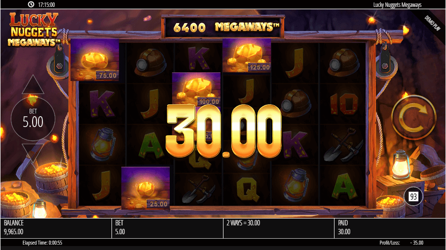 Lucky Nuggets Megaways slot