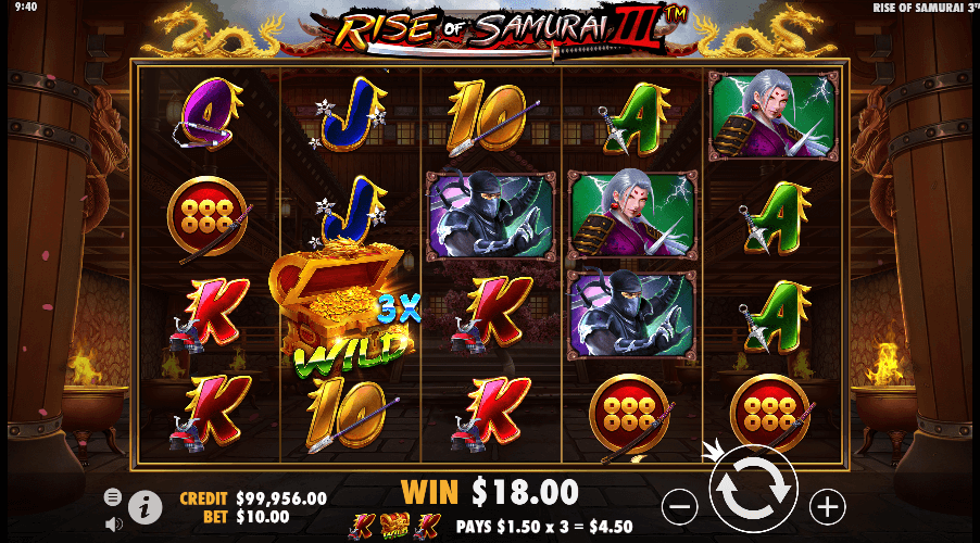 Rise of Samurai 3 slot 