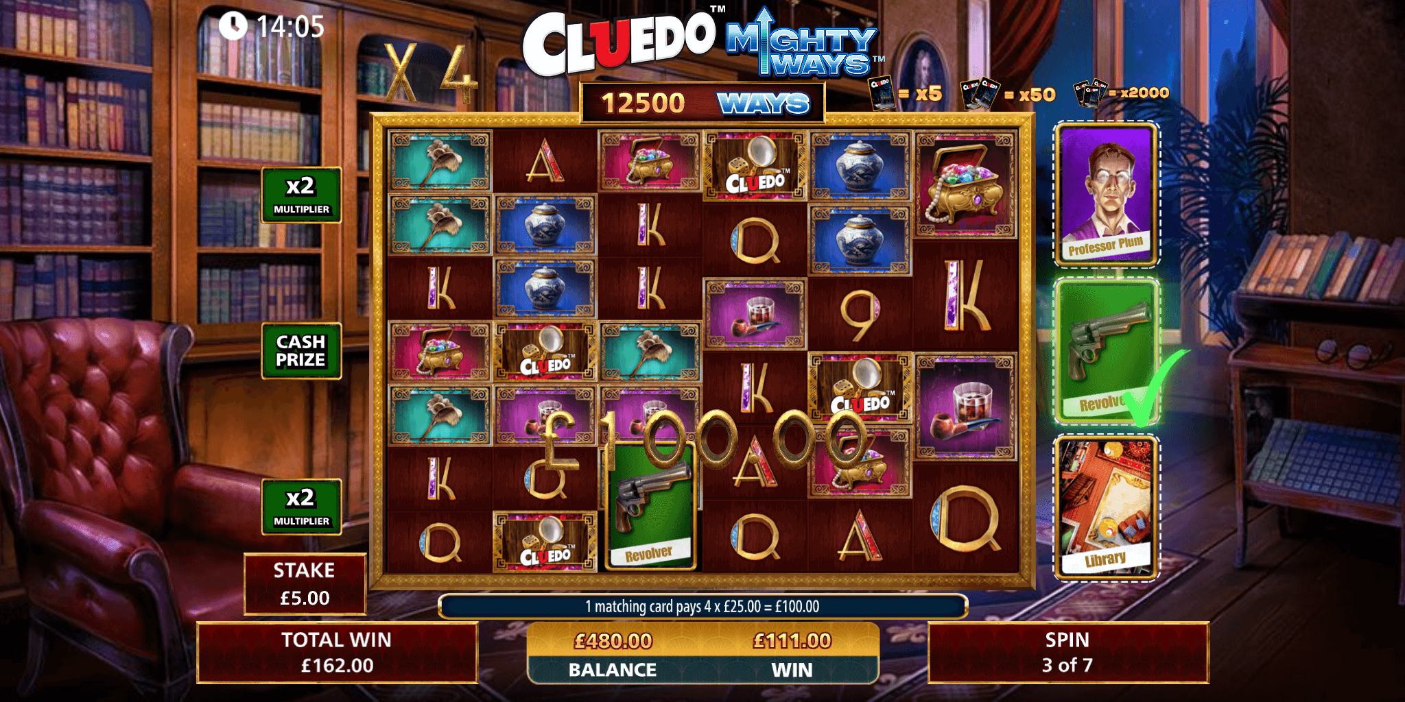 Cluedo Mightyways slot