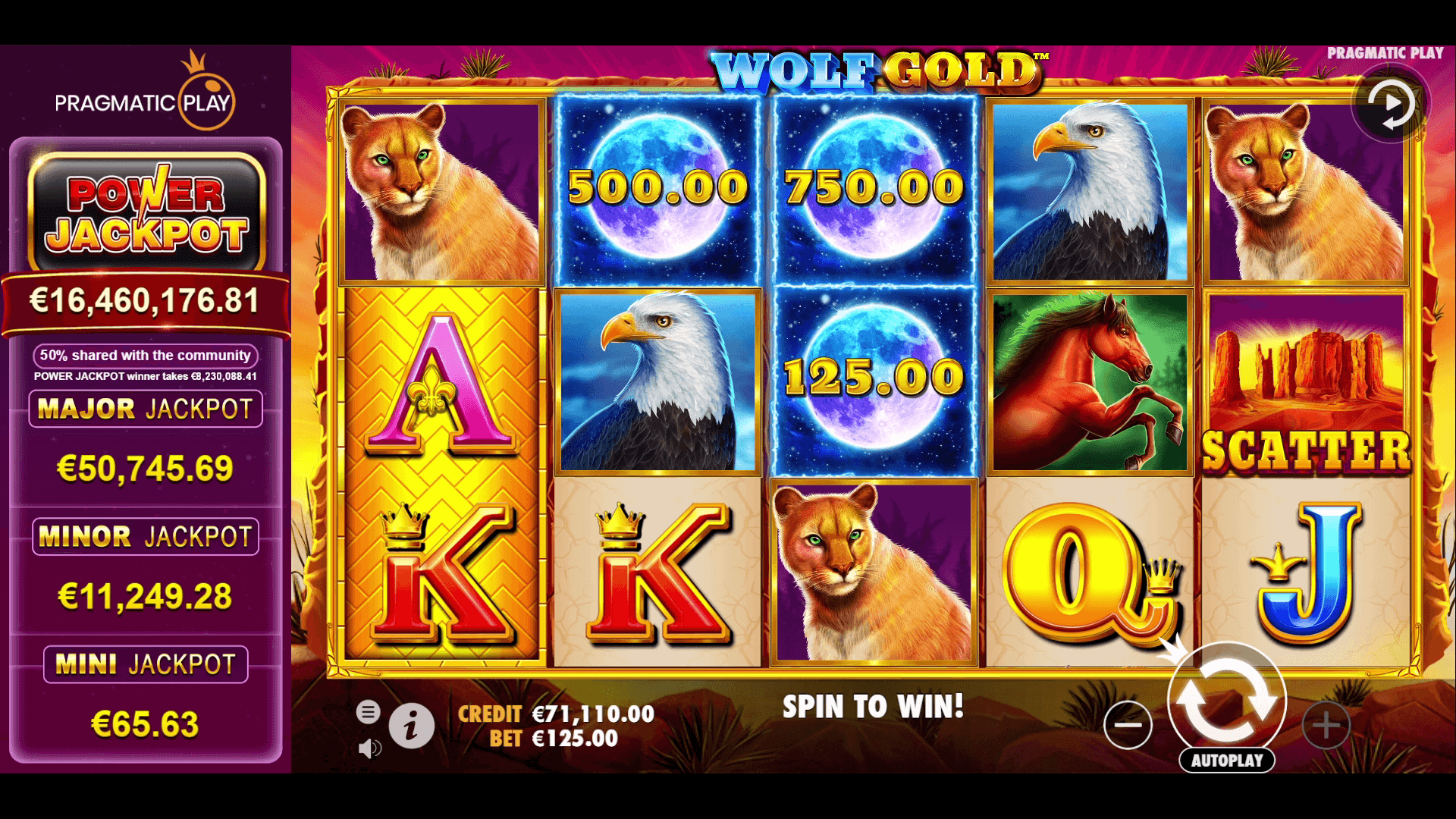 Wolf Gold Jackpot slot 