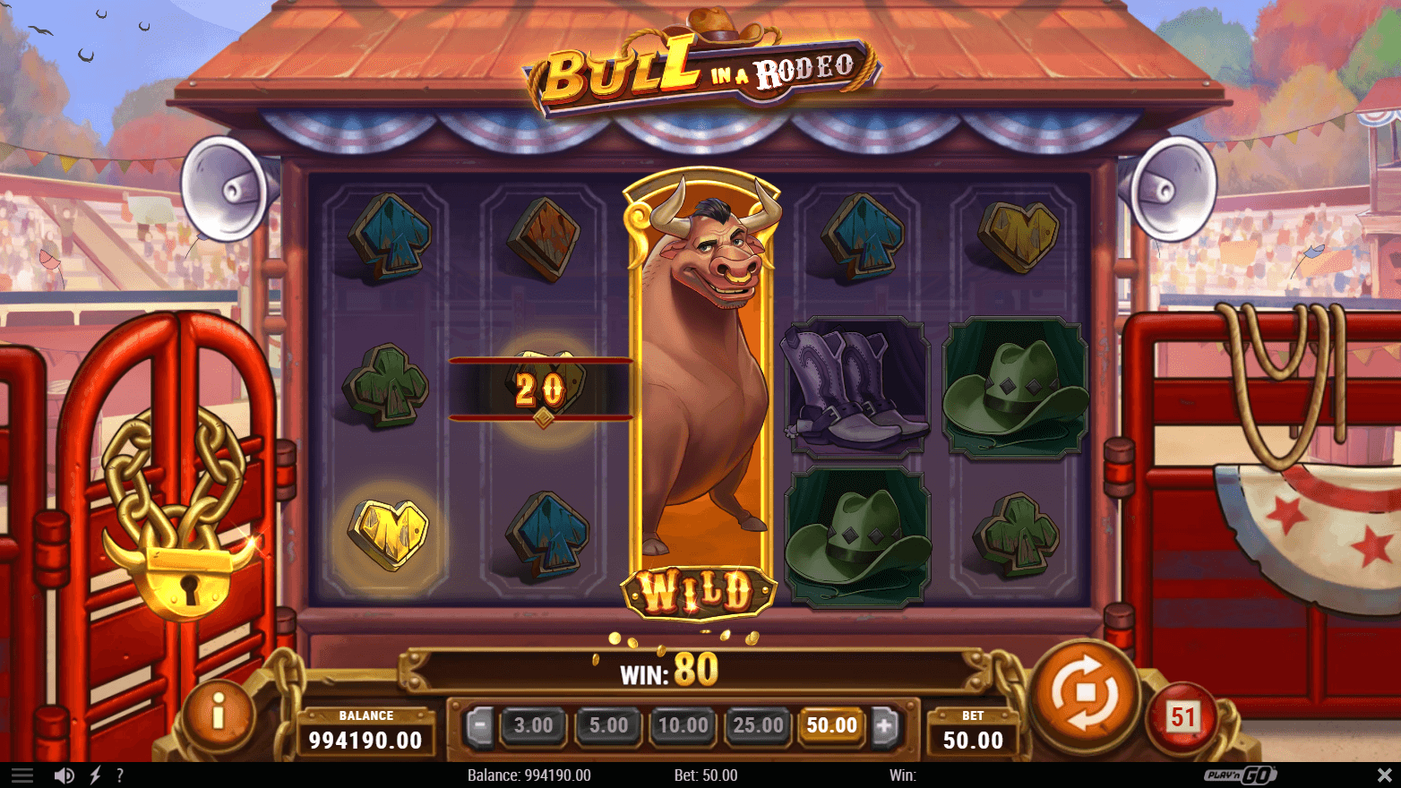 Bull in a Rodeo slot